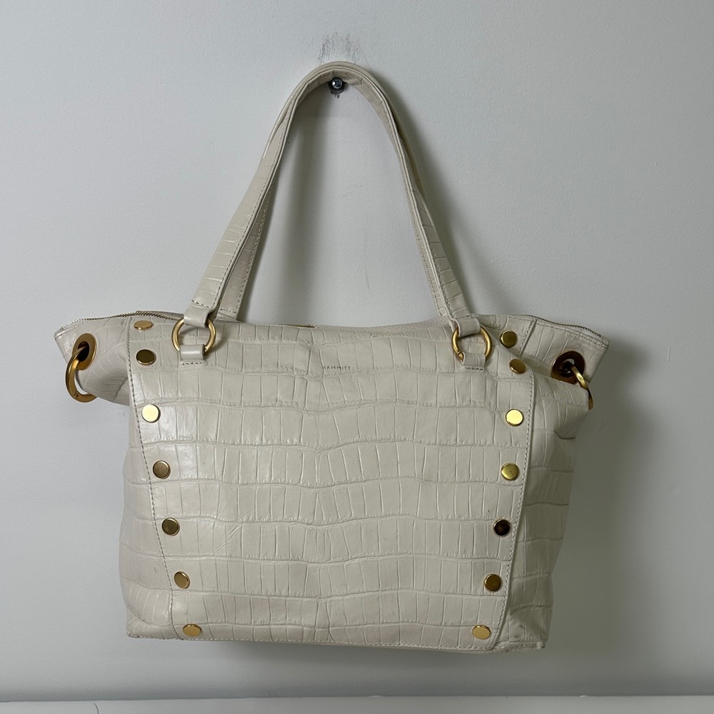 HAMMITT Daniel Lrg in Calla Lily Croco/ Brushed Gold